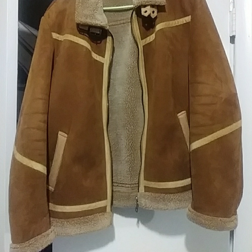 Beautiful cognac sherlin suede jacket brand new i